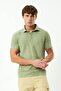 Men's Olive Green Polo Neck T-Shirt 1412034