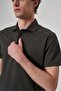 Men's Khaki Polo Neck T-Shirt 1412034 - 7