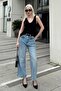 Black V-Neck Lace Women's Blouse Mg2426 - 2