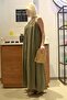 Green Halter Neck Strap Long Basic Women's Dress Mg2163 - 3