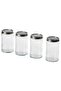 CITRONHAJ Spice jar, clear glass/stainless steel, 35 cl