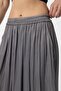 Long Draped Pleated Women's Skirt - 3