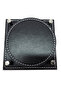 Pr4217 Round Leather Coaster and Tea Saucer Coaster with Luxury Wooden Stand - 7