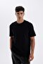Crew Neck 100% Cotton Short Sleeve T-Shirt - New Regular Fit V7699Az24Au - 3