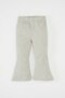 Baby Girl Flared Leg Ribbed Camisole Elastic Waist Gray Basic Plain Leggings Z4739A224Au