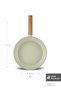 Refika Swiss Crystal Almond Cream 0 Oil-Free Non-Stick Induction Pan 30 cm - 3