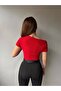 Gathered Short Sleeve One Shoulder - 5