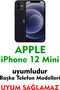 حافظة سوداء متوافقة مع هاتف iPhone 12 Mini Matte - غطاء حماية من السيليكون الناعم وممتص للصدمات - 7