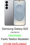 Samsung Galaxy S25 Matte Compatible Black Case – Soft Silicone, Protective, Shock Absorbing Cover - 5