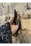 Hope Genuine Leather Open Back Casual Women's Ballerinas - 8