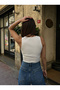 Strivex Metal V-Neck Accessory Blouse - 3