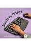 Wave Keys Kablosuz Bluetooth Dolgulu Avuç İçi Destekli Ergonomik Türkçe Q Klavye, Siyah 920-012311 - 3