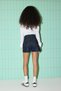 Dark Blue Stone High Waist City Boy Denim Shorts Twoss25Sr00102 - 5