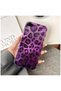 Apple iPhone 6 Plus Compatible Case Zebana Luxe Leopard Silicone Case Purple