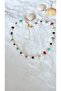 Natural Stone Seashell Necklace – Gold Color – Summer Bohemian Design - 2