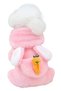 Pink Color Carrot Figured Bag Detailed Plush XXL Dog Jumpsuit - 4