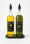 Marble Patterned 2-Piece Oil Bottle with Stand and Silicone Lid 750 ml Olive Oil Liquid Oil Bottle Glass Oil Pot - 2