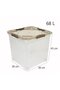 68L Multipurpose Plastic Storage Box with Wheels - 2
