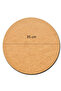12 Pieces 35 cm Diameter 3 mm (2.7 mm) Raw Mdf Duralite Circle Plate Plate Base