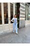 Kn Gardener Front Pocket Straps Wide Leg Women's Denim Jumpsuit - 2