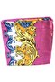 Authentic Floral Patterned Satin Pink Scarf |   90X90 - 6