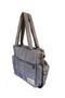 Women's Slate Gray Speciale Quadrato Puffer Bag Shoulder Bag - 4