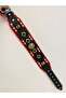Kangal Dog Collar - Lion Head Beaded Genuine Leather with 2 Bells - 3