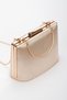 Women's Stone Embroidered Evening Dress Shoes and Bag Set Gold - 4