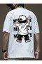 Men's 100% Cotton Cool Boy Graphic Printed T-Shirt, Comfortable Short Sleeve Round Neck T-Shirt, Men's Clothing