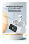 W&O 2 Touch Screen Wireless In-Ear Active Noise Cancelling TWS Earbuds, White - 2