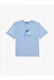 Xside Lila Crew Neck Short Sleeve Printed Combed Cotton Men's T-Shirt - 5