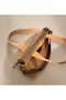 Crossbody Shoulder Bag - Salmon Color Waxed Canvas Medium Size Satchel Bag - 2
