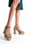 Genuine Leather Platform Sole Women's Sandals, Size 33-34-35-41 - 3