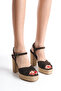 Genuine Leather Platform Sole Women's Sandals, Size 33-34-35-41 - 4