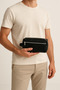 Genuine Leather Handbag Black