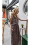 Turquoise Front Slit Detailed Dream Garden Jumpsuit - 8
