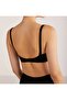 Women's Black Wire-Free Adjustable Strap Gathering Bra K..M.R.O.Z.El.13.T. - 3