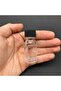 8Pcs 10ml Transparent Mini Glass Bottle Multipurpose Plastic Cap Shot Bottle Fragrance Bottle 8X10Ml - 2