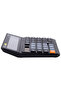 Deli EM01120 12-Digit Calculator - Dual Power, 120-Step Check, 3-Year Warranty, Black - 3