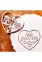 Love Swanes in Heart Cookie Mold and Sugar Dough Mold