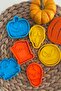 Halloween Halloween Ghosted Honey Pumpkin Cookie Molds Set of 6