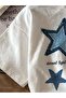 Summer Casual Short Sleeve T-Shirt for Women, Star and Alphabet Printed,,100%, Knitted Fabric - 2