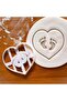 Baby Footprint Inside Heart Baby Shower Cookie Mold and Sugar Dough Mold - 4