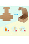 E-Commerce Box 13X13X8 - 25 Pieces Corrugated Box Shipping Box 25 Pieces - 3