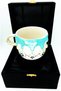 Luxury 24 Carat Evil Eye Hand Made Mug with Gold Detail 300 ml