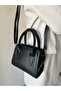 Minimal and Elegant Small Burgundy Women's Shoulder Bag - 2