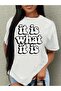 Casual Lapel Short Sleeve Top for Spring and Summer,'As Long as It Is' Printed T-Shirt, Women's Clothing - 4