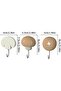 Cute Wall Hooks, 6-Pack Self Adhesive Coat Hooks Hanging Wall Mounted Hooks for Coats, Towels