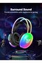 سماعة رأس X25 بإضاءة LED متدرجة، سماعة رأس لألعاب الكمبيوتر لأجهزة PS4/PS5/XBox - 5