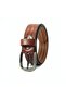 Genuine Leather Belt Men - Semi-Casual Men's Belts - Black & Brown Men’s Leather Belt for Men - 4